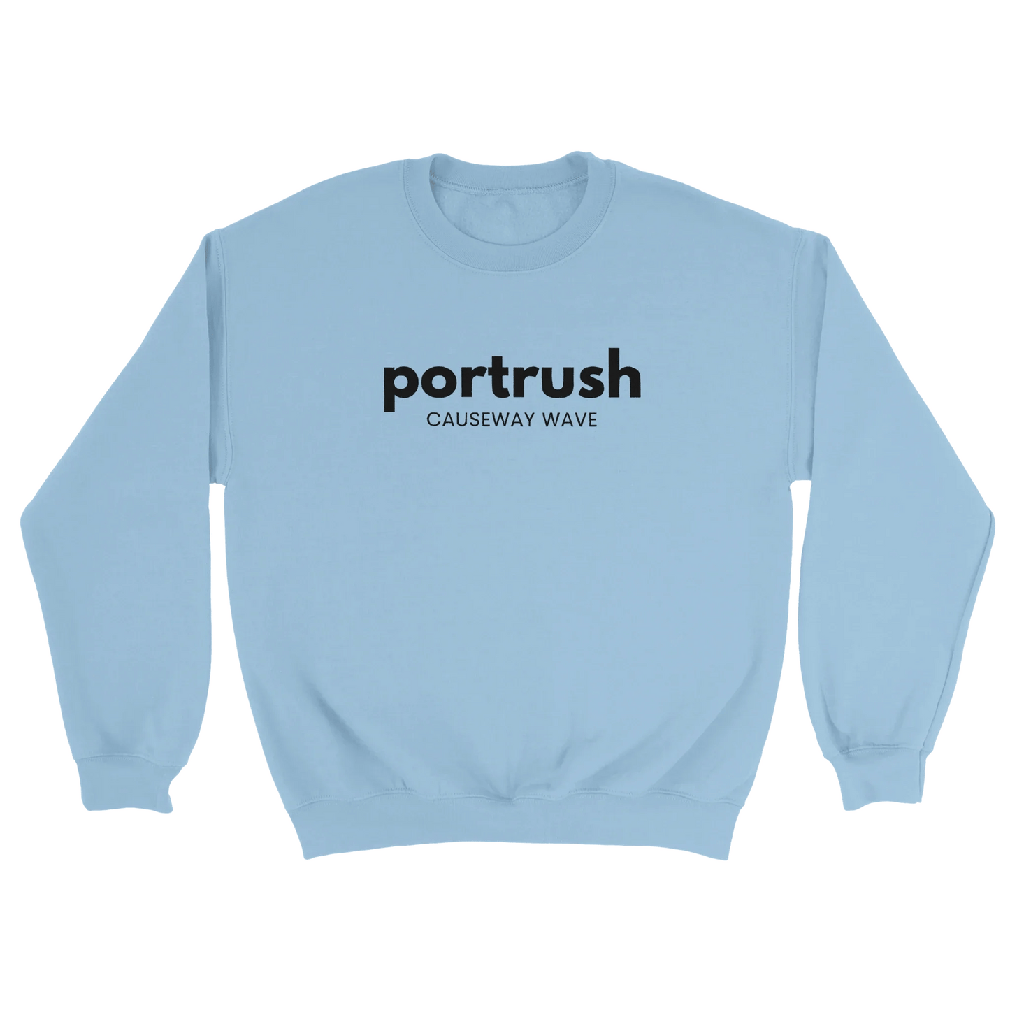 Blue Portrush Causeway Wave Sweater Northern Ireland