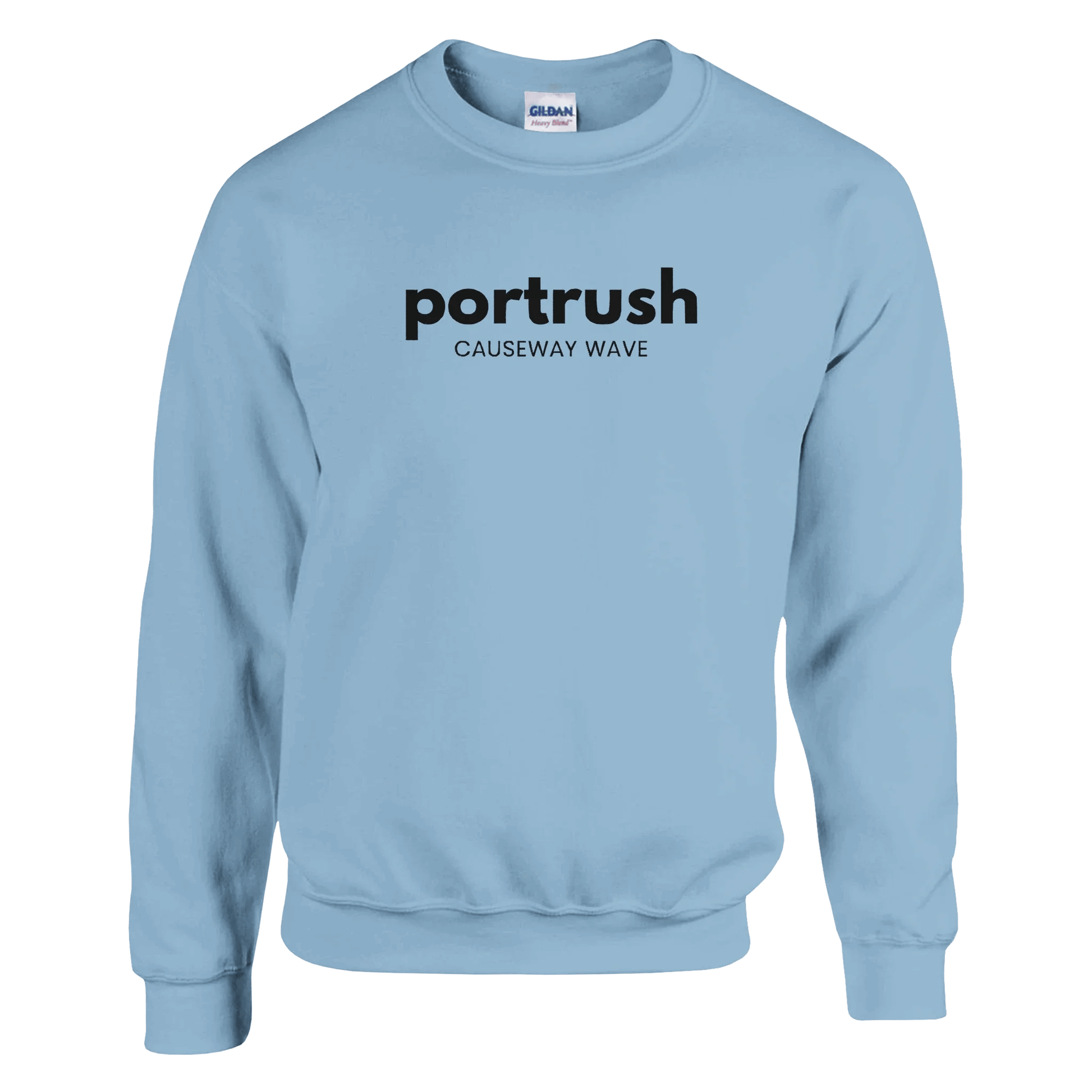Blue Portrush Causeway Wave Sweater Northern Ireland