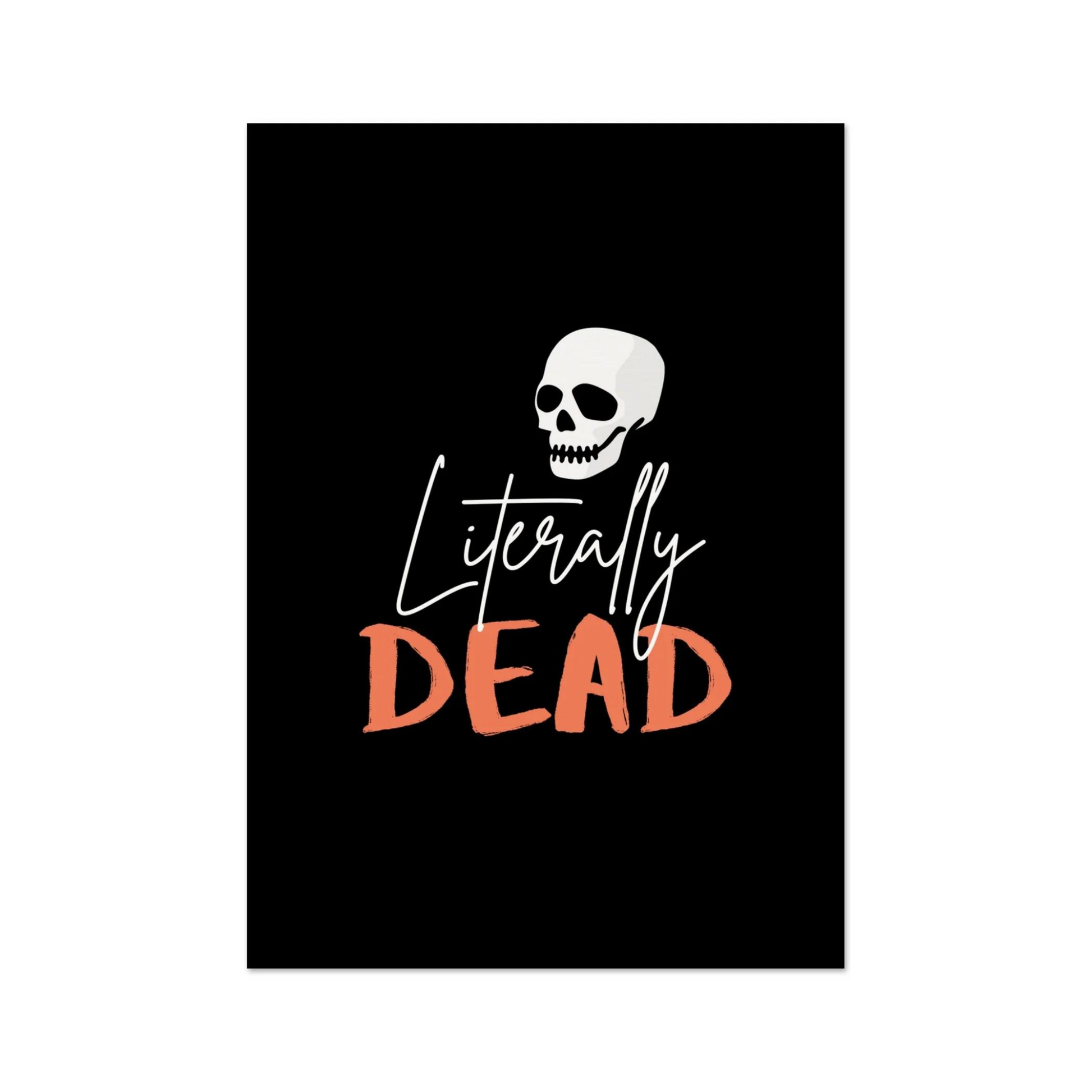 Causeway Bazaar Literally Dead A4 Art Print