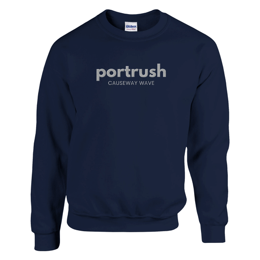Causeway Wave Portrush Navy Sweater Jumper