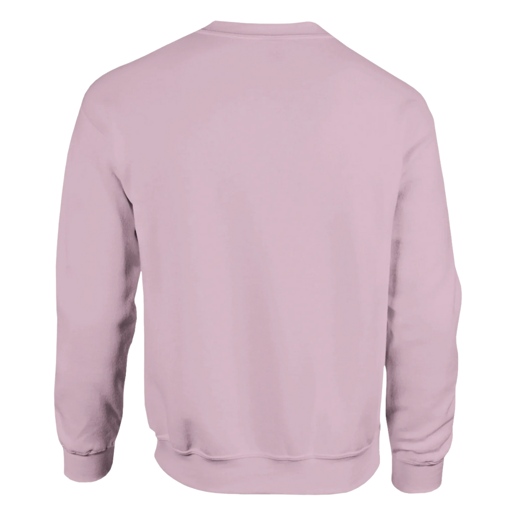 Pink Portrush North Coast Sweater Northern Ireland Apparel (Back View)