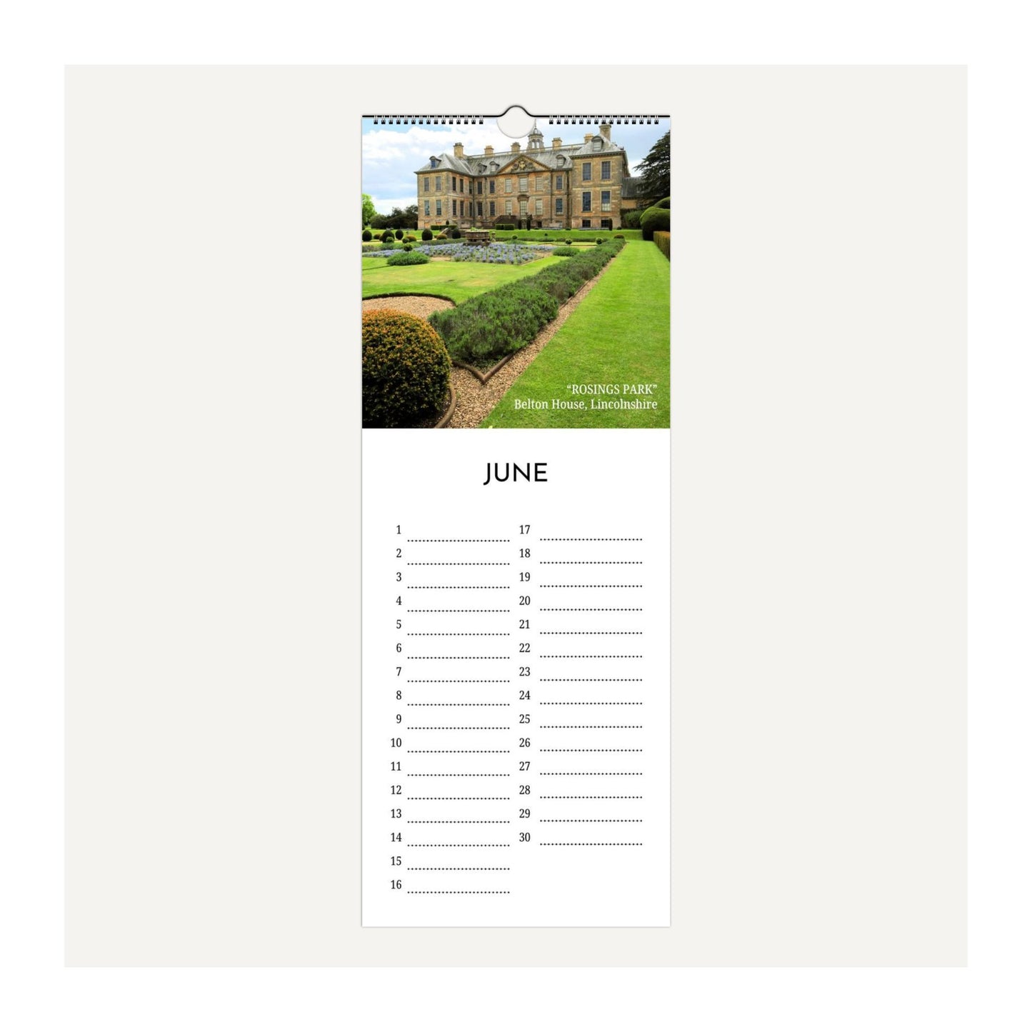 Pride & Prejudice Filming Locations Birthday Calendar