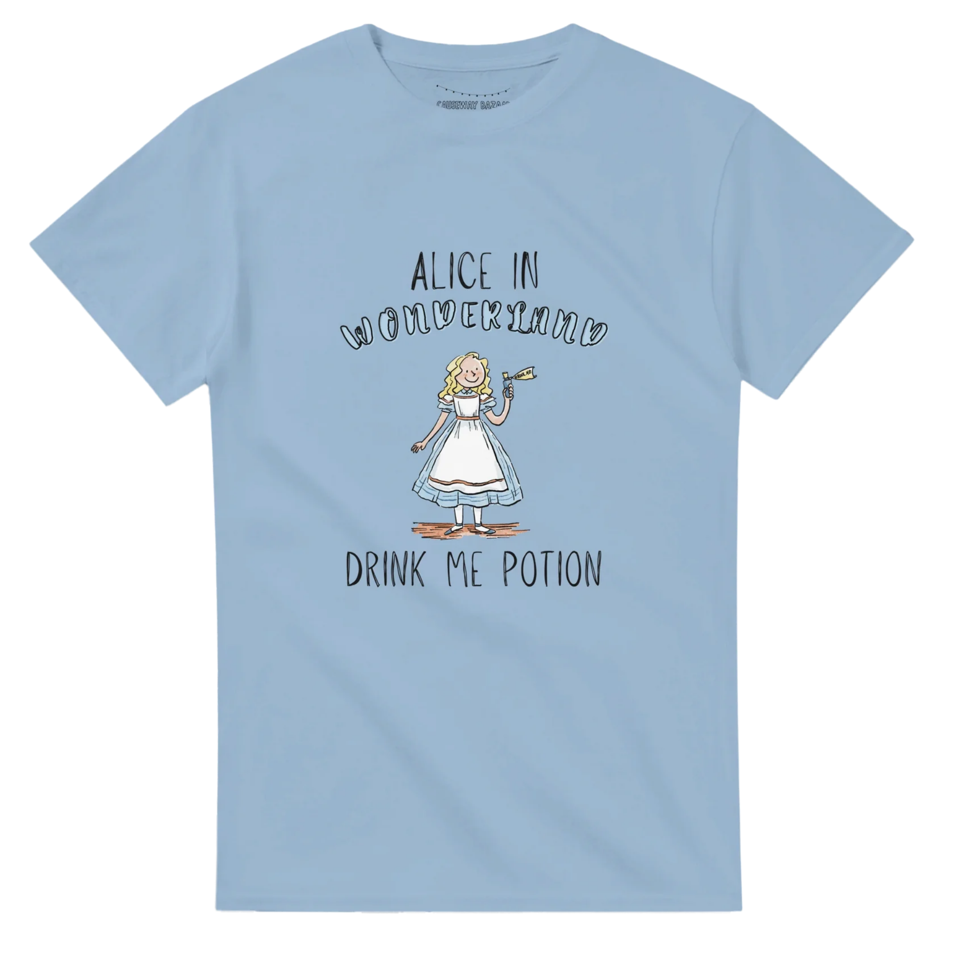 Alice in Wonderland Drink Me Potion T-Shirt in Blue