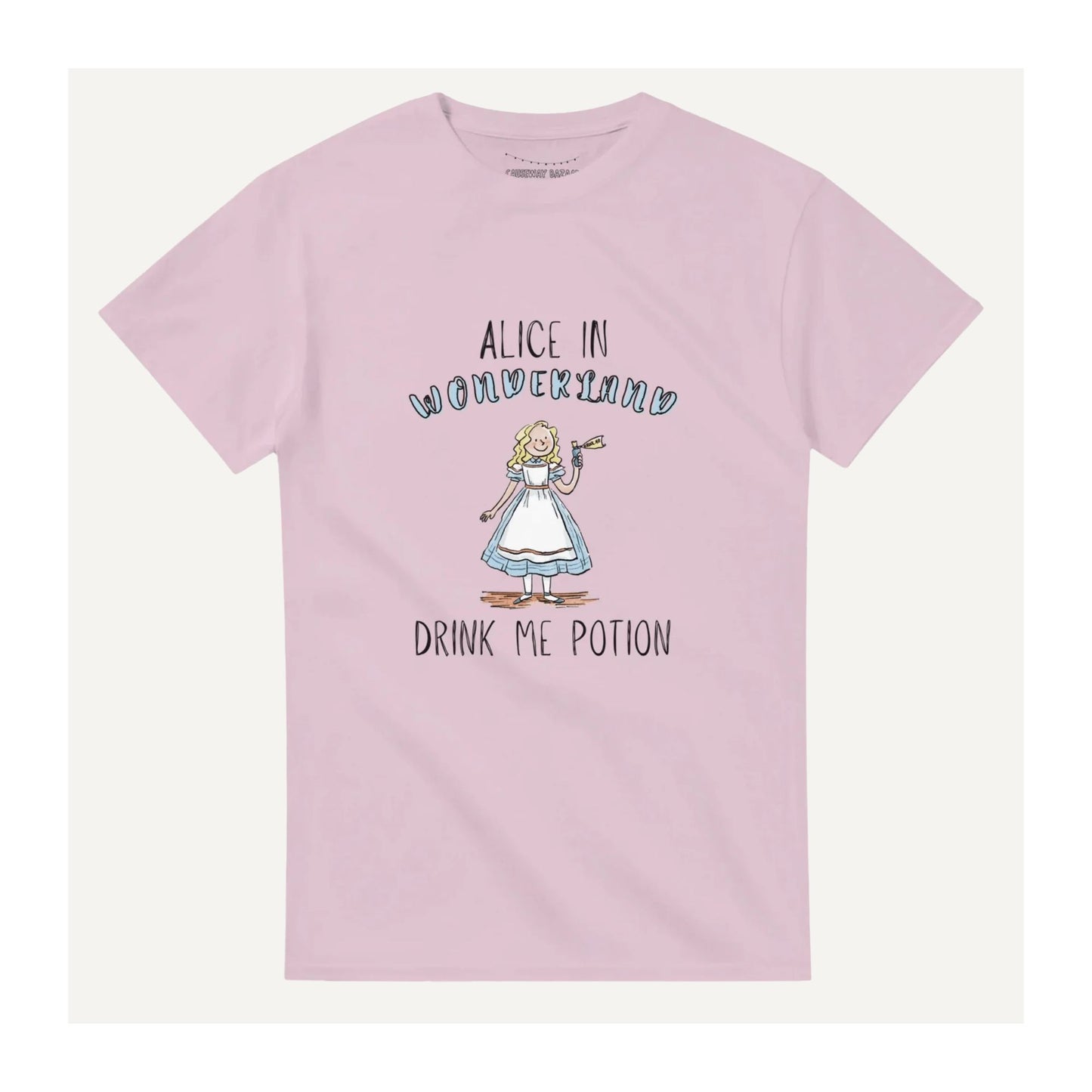 Alice in Wonderland Drink me Potion T-Shirt in Pink