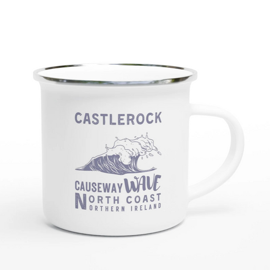 Causeway Wave Castlerock Enamel Mug North Coast Northern Ireland