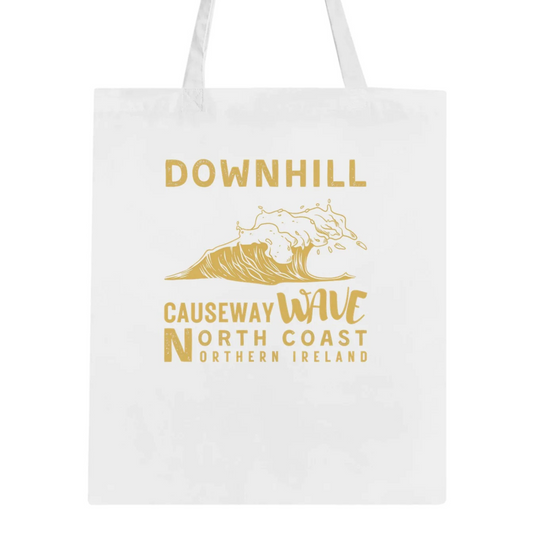 Causeway Wave Downhill Tote Bag North Coast Northern Ireland