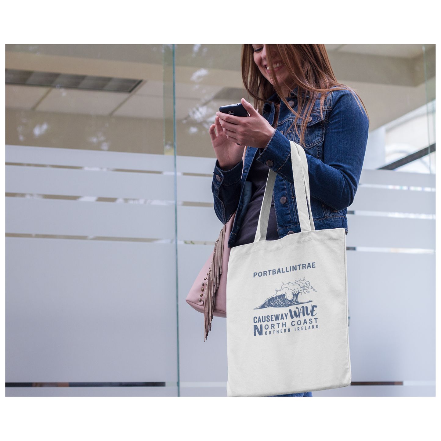 Causeway Bazaar Portballintrae Tote Bag North Coast Northern Ireland