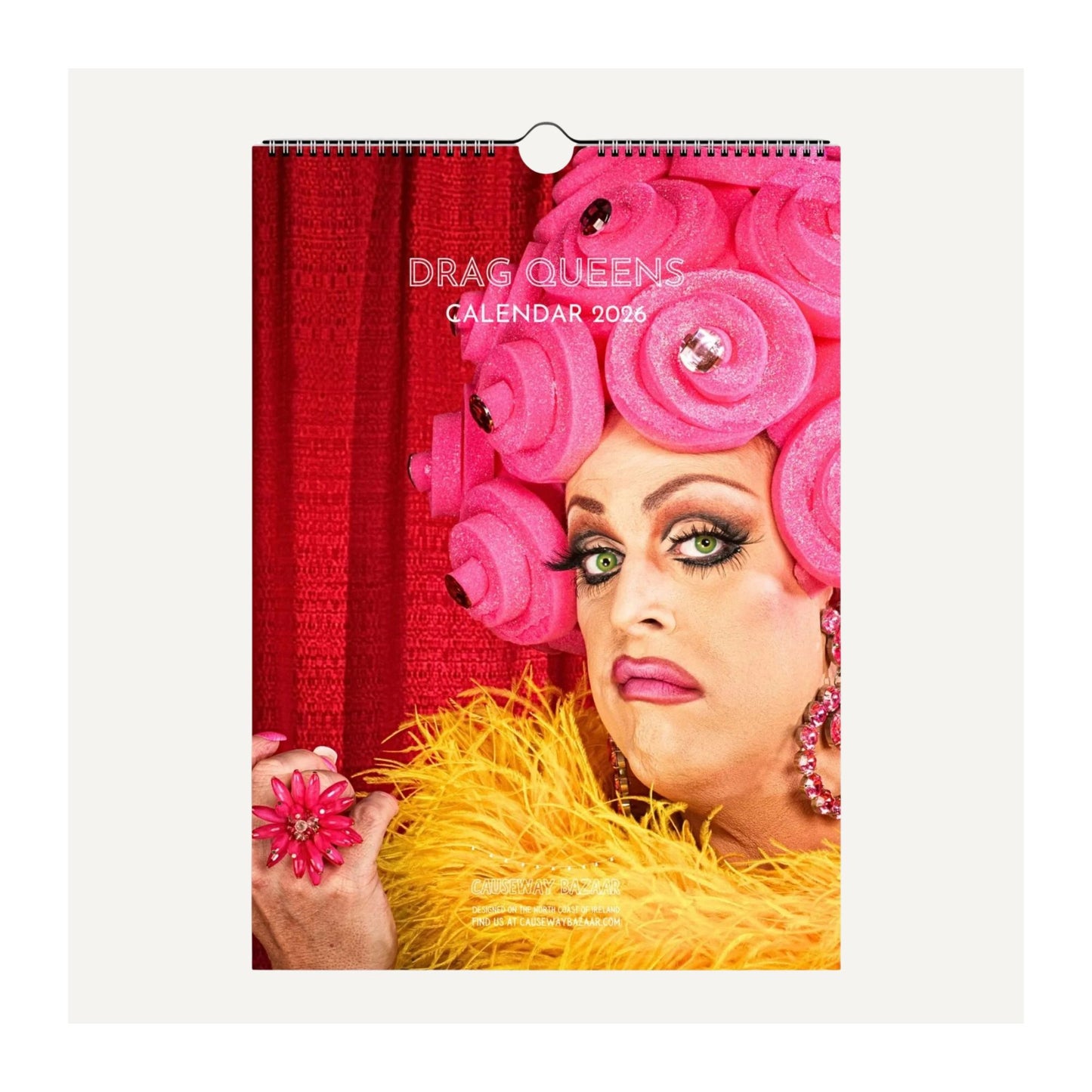 Drag Queens Calendar 2026 by Causeway Bazaar (Front Cover)