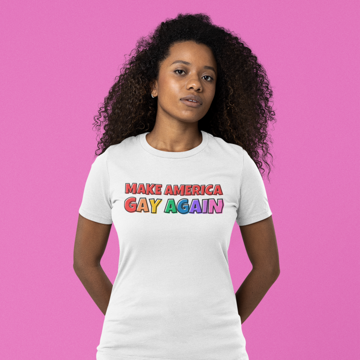 Make America Gay Again Rainbow T-Shirt