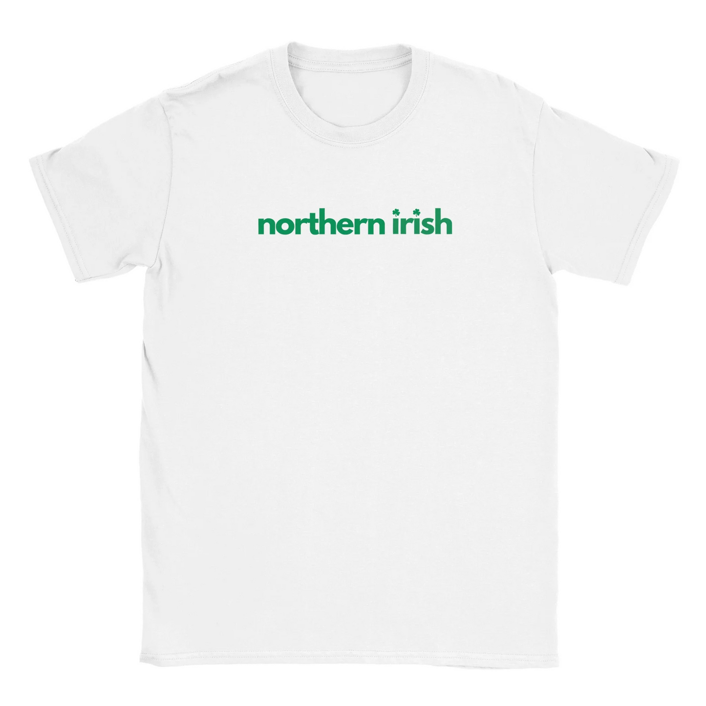 Northern Irish Shamrocks St Patricks Day T Shirt Top