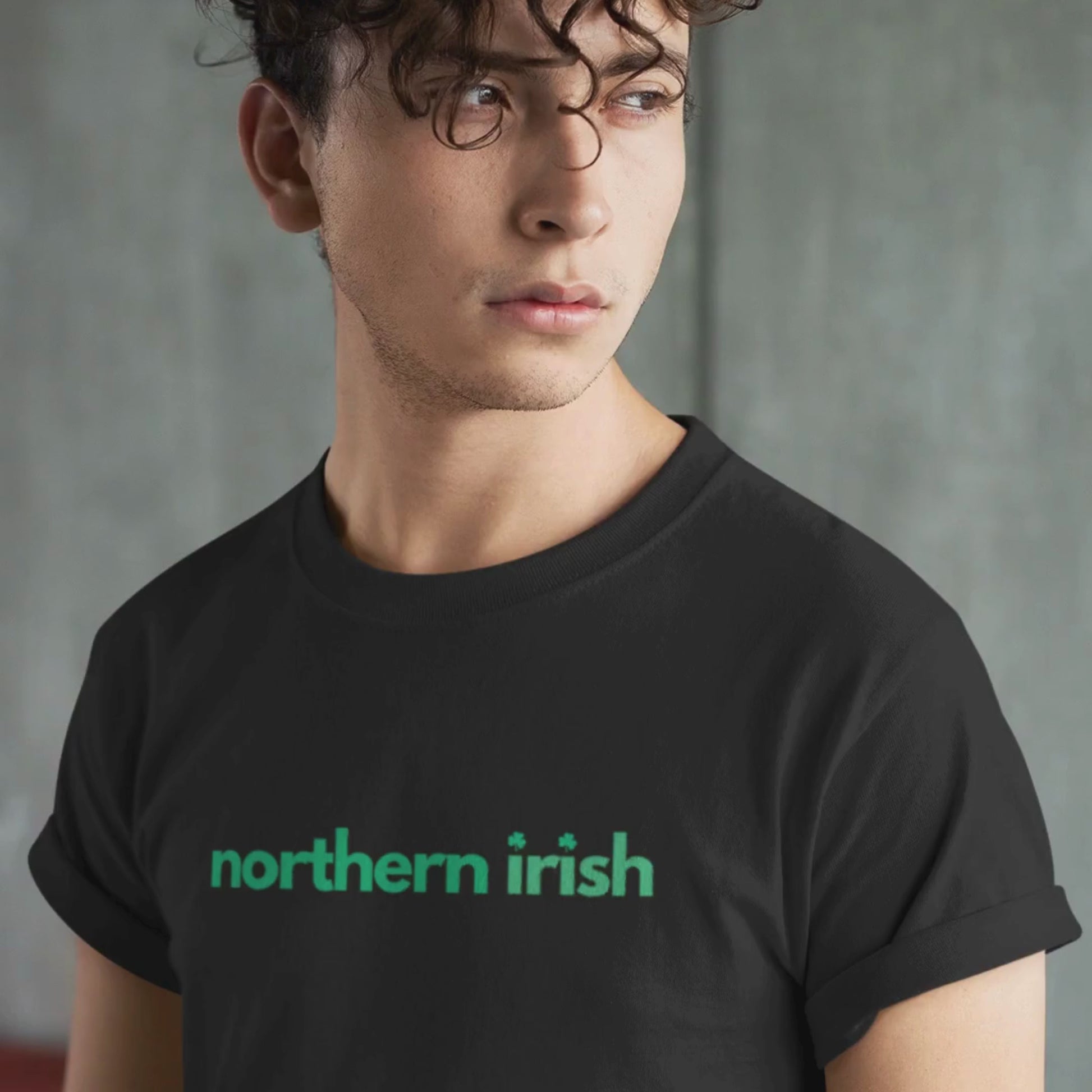 Northern Irish Shamrocks St Patricks Day T Shirt Top