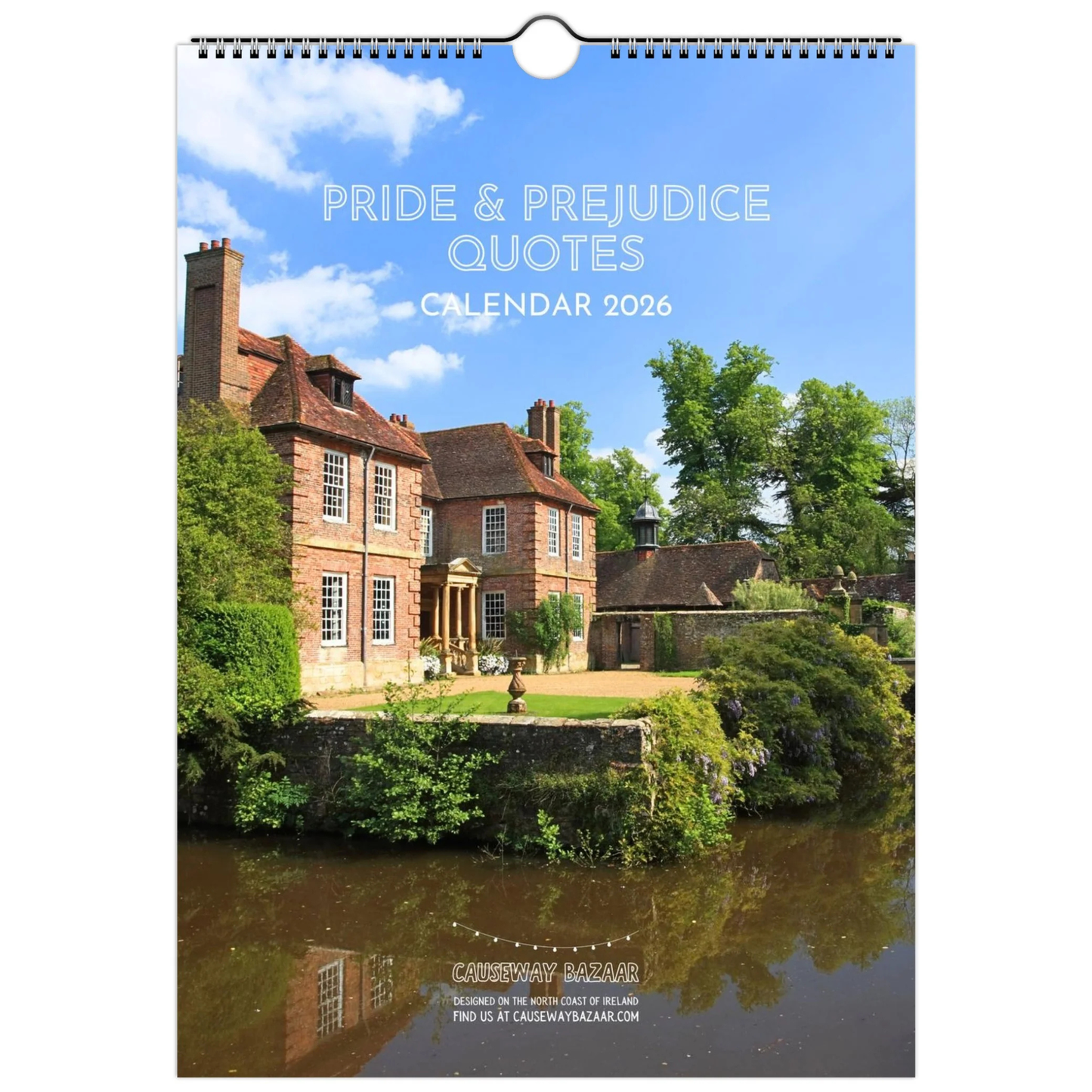 Pride and Prejudice Calendar 2026  Quotes front cover