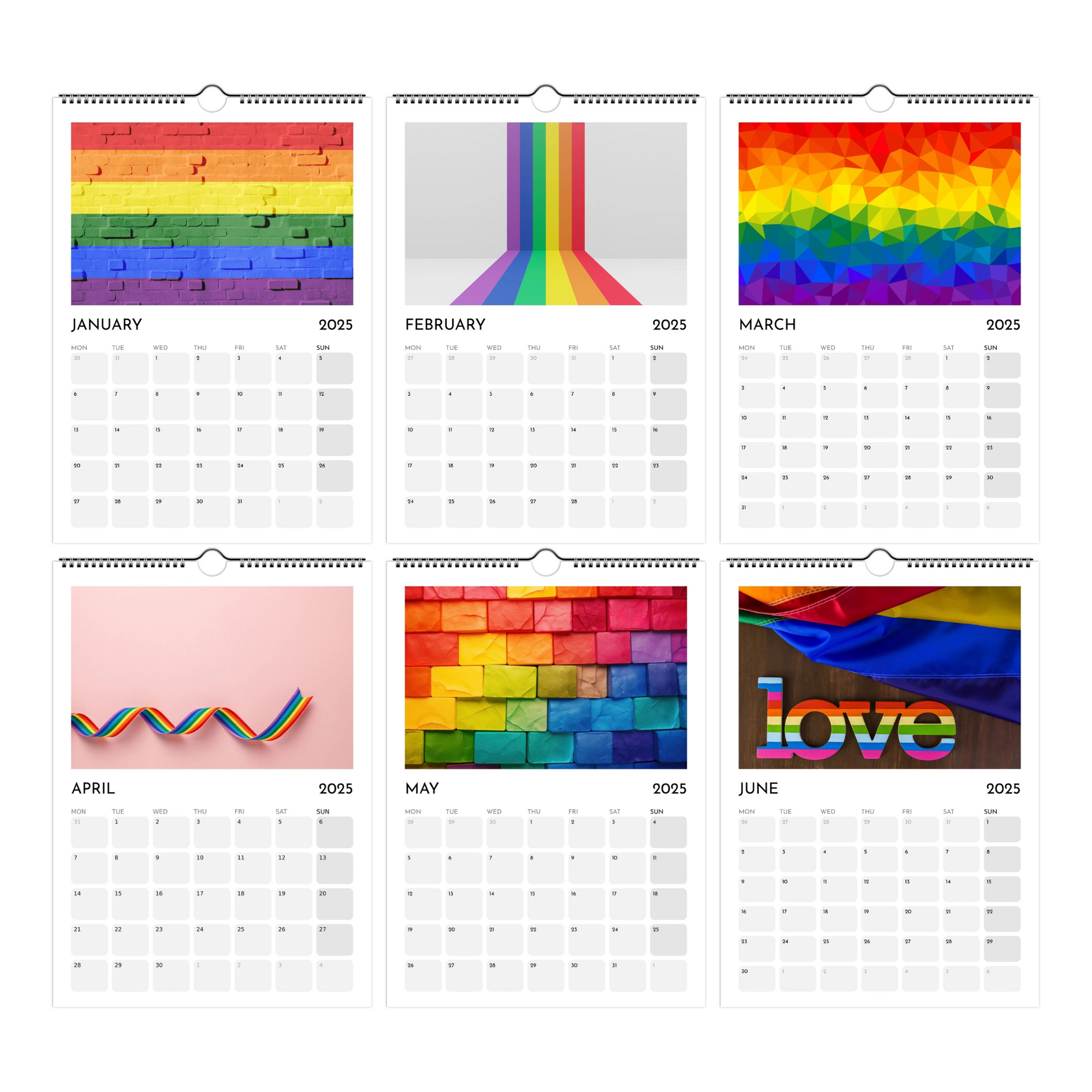 Celebrate Pride LGBTQ Calendar 2025