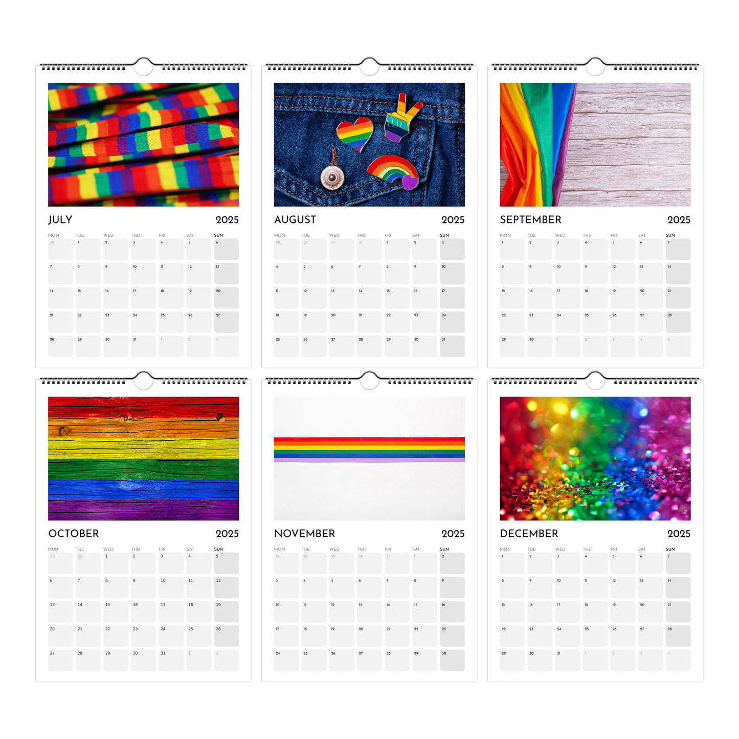 Celebrate Pride LGBTQ Calendar 2025