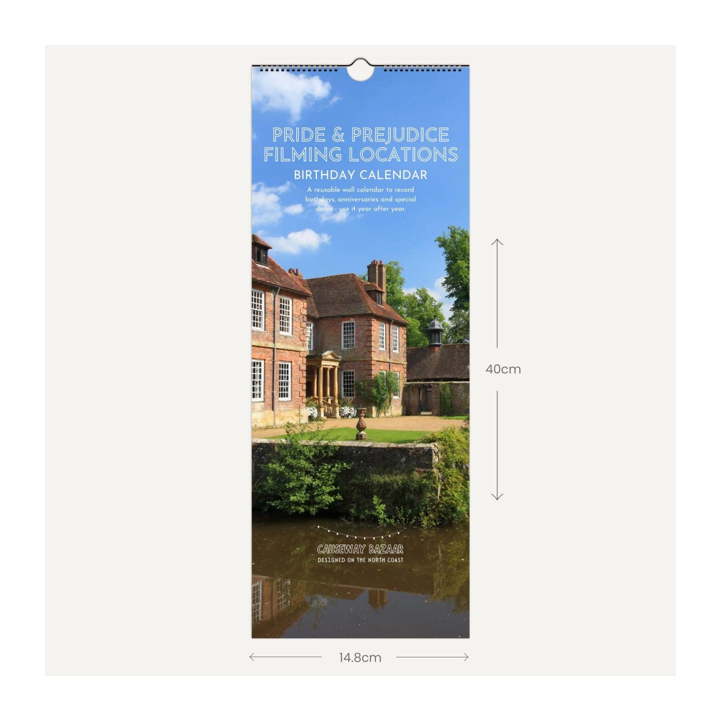 Pride & Prejudice Filming Locations Birthday Calendar
