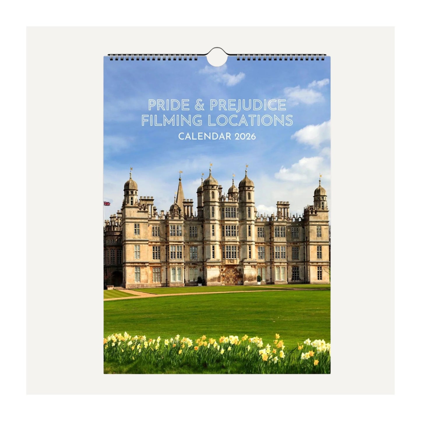 Pride and Prejudice Calendar 2026 front cover