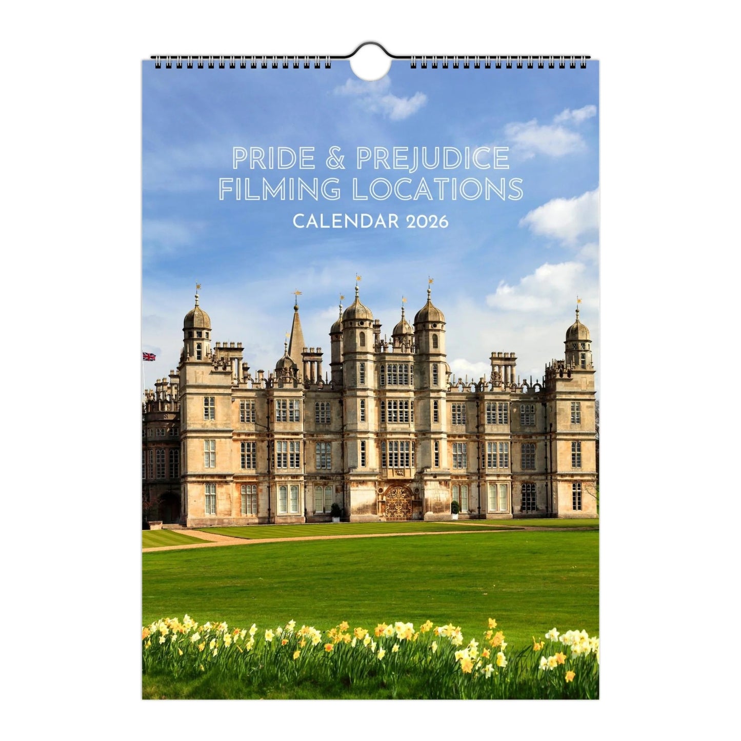 Pride and Prejudice Calendar 2026 full cover view