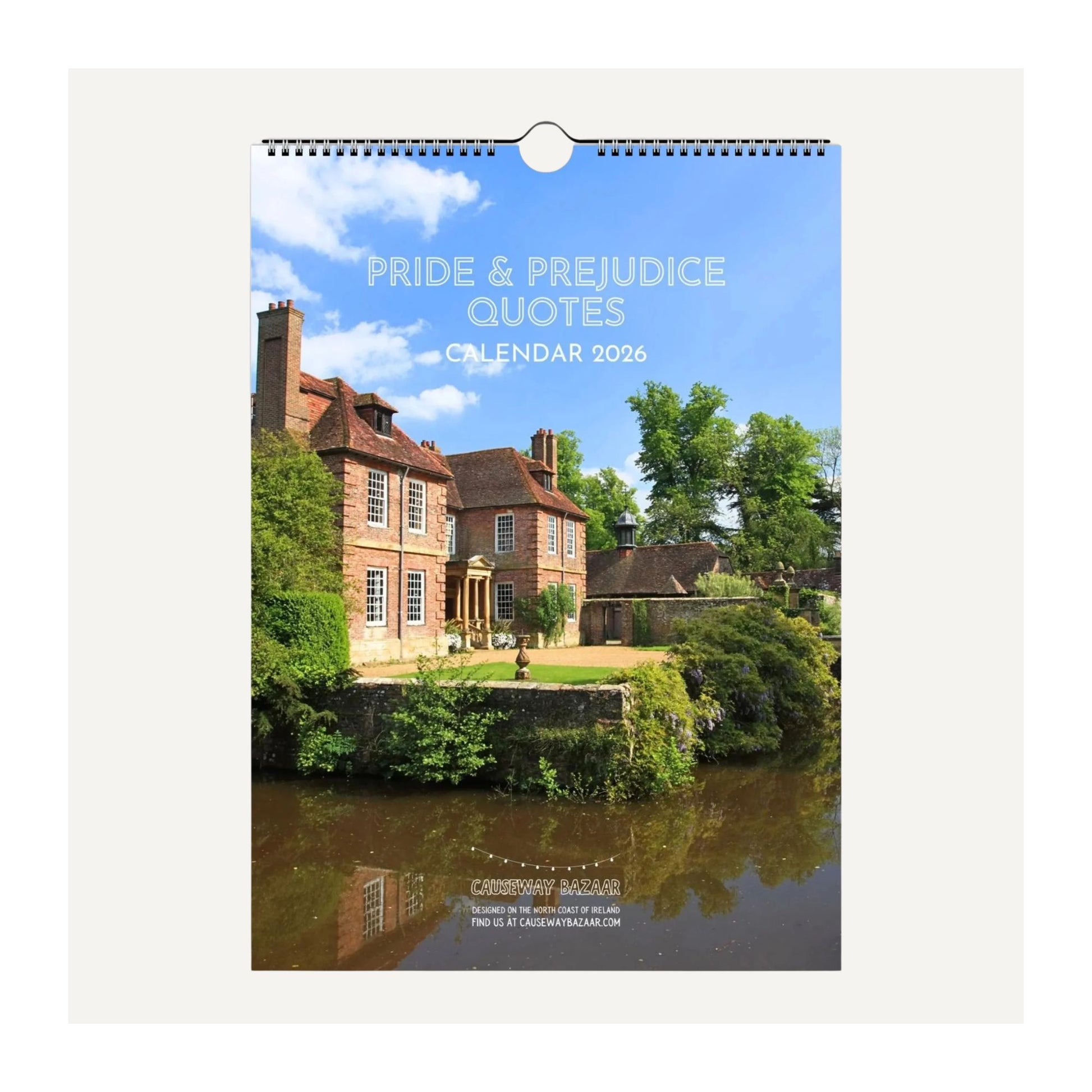 Pride and Prejudice Calendar 2026  Quotes front cover thumbnail