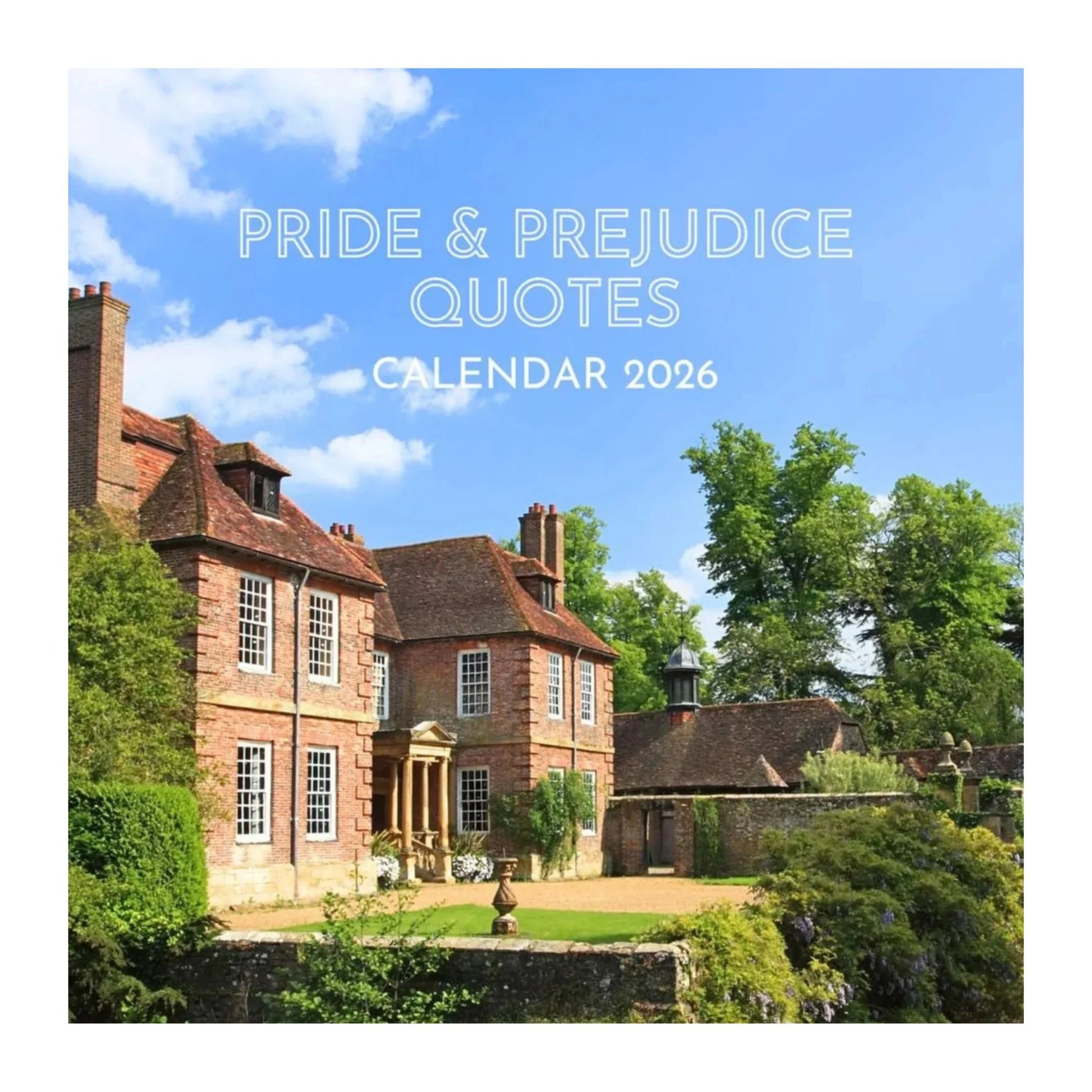Pride and Prejudice Calendar 2026  Quotes front cover thumbnail